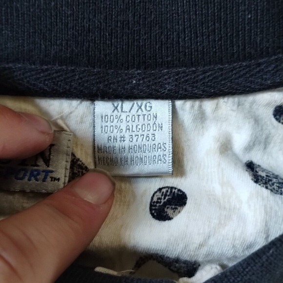 VINTAGE Penguin Sport Polo Mens XL Golf Club Balls All Over Print Short Sleeve - Picture 5 of 9